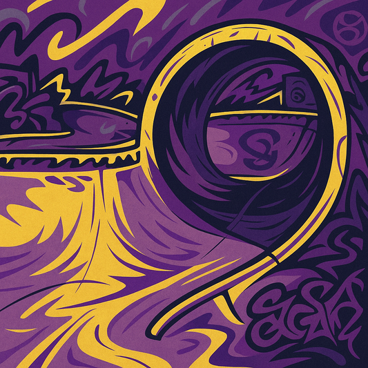Cartoon picture of Santa Cruz Skate Park